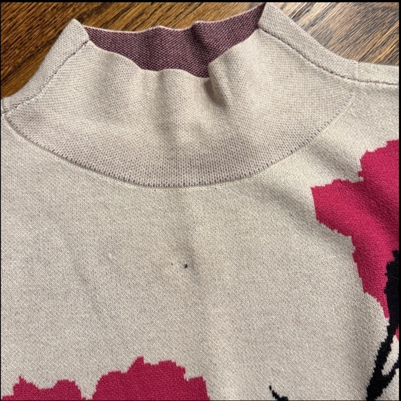 New Anthropologie Carys Mock-Neck Sweater size S - Picture 6 of 8